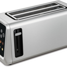 Salton Touchscreen Long Slot 4 Slice Toaster - Stainless Steel-Touchscreen controls : choose your browning, your bread and go! 