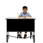 Bouncyband Chair Band for Extra-Wide School Desks - Black - 2 Pack-Kids enjoy bouncing their feet and feeling the tension to relieve their stress and increase their concentration