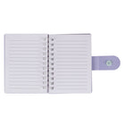 Pep Rally Mini Snap Notebook - 3.07" W x 4.13" H - 44 Sheets - Hearts-Compact size