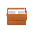 Modway Scenic 30" Wall-Mount Bathroom Vanity Cabinet - Cherry/Walnut-8