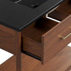 Modway Zaire 36" Bathroom Vanity - Walnut/Black-8