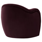 Modway Compose Performance Velvet Accent Chair - Mulberry-Non-Marking Floor Glides
