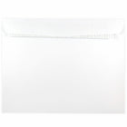 JAM Paper 10 x 13 Booklet Envelopes with Peel & Seal Closure, White, 100 Pack-White