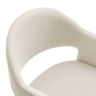 Modway Talia 37" Performance Velvet Counter Stool - Alabaster-8
