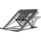Fellowes Alumia Portable Laptop Stand - Black-Non-slip pads keep laptop firmly in place