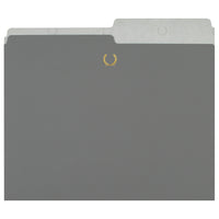 Alfred Sung File Folder - Letter Size - Grey-File folder to store letter-size documents