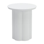 Zuo Kogur Side Table - White-Colour: White