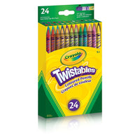 Crayola Twistables Coloured Pencils - 24 Pack-Twistables coloured pencils