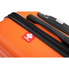 Swiss Traveller Roxen  3-Piece Hardside Luggage Set - Burnt Orange-24" Checked Medium Dimensions - Inner: 24" L x 17" W x 9.6" H, Outer: 26.7" L x 17.7" W x 10.2" H, Weight: 7.27 lbs