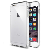 Akiko Case for iPhone 6 Plus - White-Flexible, Elastic, and Durable TPU material allows a soft, comfortable grip