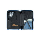 Reebok GO Collection Hardside Carry-on Luggage - Blue-8 double 360-degree spinner wheels for precise control and smooth, quiet rolling