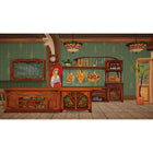 The Witch's Bakery for Nintendo Switch-Night, where Lunne rests, improves her magic, decorates her bakery and spends time in her cosy atelier