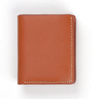 Decent Living Slim Leather Bifold Wallet - Brown-Material: 100% full-grain genuine leather for lasting quality