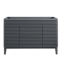 Modway Render 48" Single Sink Compatible Bathroom Vanity Cabinet - Grey-Mid-Century Modern Vanity