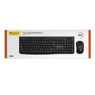 Intekview Wireless Bilingual Keyboard and Mouse - Black-Dedicated multimedia keys for quick access to music, videos, and volume control