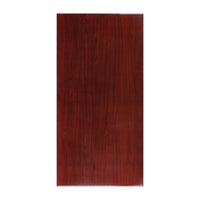 Flash Furniture 30" x 60" Rectangular High-Gloss Mahogany Resin Table Top with 2" Thick Edge-Restaurant Dining Table Top
