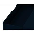 Manhattan Comfort Rockefeller 35.24" Mid-Century Modern Dresser - Tatiana Midnight Blue-Home Assembly Required. All Hardware Included