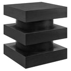Modway Perpetuate Totem End Table - Black-Totem Side Table