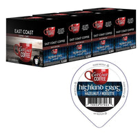 East Coast Coffee Highland Grog Hazelnut Flavour K-Cup Pods - 96 Pack-96 cups per case