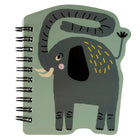Pep Rally Mini Die Cut Notebook - 40 Sheets - Elephant-80 lined pages for note-taking
