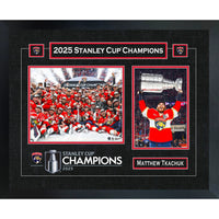 Matthew Tkachuk Florida Panthers 2025 Stanley Cup Champions - Framed Print - 22" x 18"-Premium virtual frames