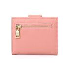 Champs Iconic Snap Cardholder - Pink-Gold metal zipper and decorative zipper pulls