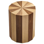 Modway Twirl Two-Toned Wood Veneer Side Table - Oak Walnut-5