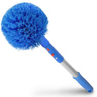Gritt Commercial Cobweb Duster Brush - 6 11/16" Cobweb Corner Duster Brush - 20" Pole - 2 Pack-Handle Material: Aluminum