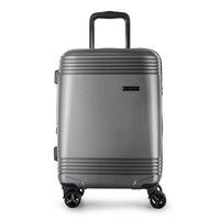 Bugatti Nashville 21.5" Hardside Carry-on Luggage - Charcoal-Charcoal and recycled PET (Polyethylene Terephthalate)