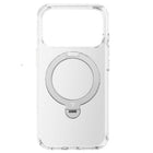 Torras Ostand Q3 Spin Case for iPhone 17 Pro - Clear-360° Spin Magnetic Stand. Unlimited stand angles, ultimate 360°convenience. Seamless integration with no bulk on the back