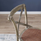 Modway Gear Bar Stool - Grey-No Assembly Required