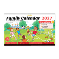 Pomango 2027 Family Calendar - August 2026 to December 2027 - English-17 months, from August 2026 to December 2027
