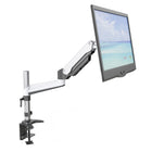 ShoppingAll SA-GA12 Adjustable Single Gas Spring Monitor Mount Desk Stand for 15"-32" Monitor - White-Hold one 15"-32" monitor, The arm holds up to 17.6lb/8kg monitor with 75mm x75mm or 100mm x 100mm VESA mounting hole
