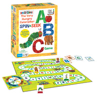 Briarpatch The Very Hungry Caterpillar Spin & Seek ABC Game -This game introduces children to the alphabet by teaching them the difference between big and little letters.