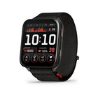 Garmin Venu X1 - Black with Slate Titanium Caseback and Black ComfortFit Nylon Band-EASY-TO-READY DISPLAY - See your data on our biggest 2-inch AMOLED display with a scratch-resistant sapphire lens. Enjoy all-day wearability, thanks to the lightweight titanium case back, sleek design and ComfortFit nylon band
