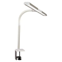 OttLite Extra Wide Area LED Clamp Lamp - Clearsun - Silver-Proprietary exclusive OttLite ClearSun LED - reduces eyestrain by 51%