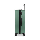 Bugatti Alexandria Collection 30.25" Hardside Spinner Luggage – Iceberg Green-Telescopic trolley handle with multi-stage locking heights