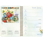 Lang 2026 Garden Botanicals Weekly Spiral Engagement Planner - 6-1/4" W x 9-1/2" H  - English-Premium paper stock