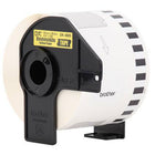 Brother P-Touch Removable Paper Tape - 2.44"(W) X 100'(L) - Black On Yellow-Media size: 2.44"(W) x 100'(L)