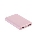 Basic Tech 5000mAh Power Bank Pink-Sleek and Compact