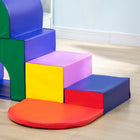 Qaba Soft Play, Foam Climbing Blocks for Toddlers - Multicolored - Set of 7-No assembly is needed