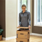Bankers Box Smoothmove Classic Moving Box  - Small - 15" L x 12" W x 10" H - 10 Pack-Easy set-up