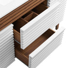 Modway Render 48" Single Sink Bathroom Vanity - White/Walnut/White-10