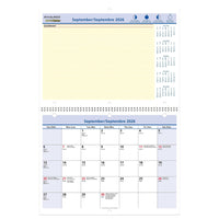 AT-A-GLANCE 2026-2027 QuickNotes Monthly Wall Calendar - 8" H x 11" W - Bilingual-16 months: September 2026 - December 2027