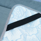 Outsunny Folding Camping Cot for Adults with Mat & Pillow - Light Grey-Pillow filled with a sponge which is very cozy