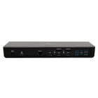 C2G USB-C 12-in-1 Triple Display Docking Station - Black-Supports HDMI and DisplayPort resolutions up to 4K, for viewing your screen content at full HD