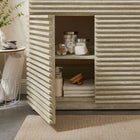 Modway Render 36" Faux Travertine Bathroom Vanity With Sink - White-Faux Travertine Laminate