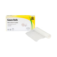 Wasip Gauze Bandage Roll - 10cm x 4.5m-Use as a first layer of protection to cover