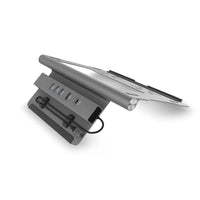 BlueDiamond 5 in 1 USB-C Docking Station Output and Laptop Stand-Two-in-one design: Clever design integrates a docking station into a laptop docking station with angle adjustment