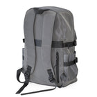 Club Rochelier Large Double Flap Front Backpack - Dark Grey-Double side pockets with webbed straps